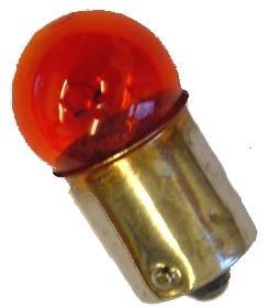 lamp 12V  10 w   ba15s oranje